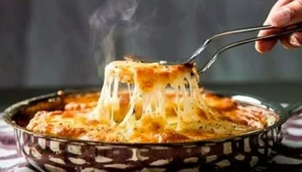Julien egy serpenyőben csirke és gomba recept