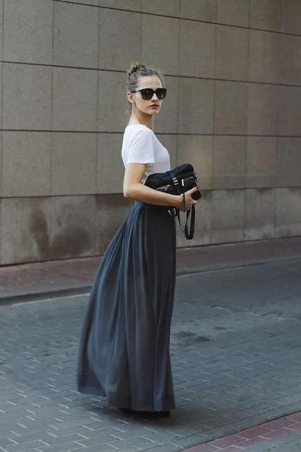 20 elegáns kép szoknya maxi inspirációt () 20 elegáns megjelenés a szoknyák, maxi inspirációt