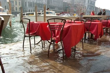 Acqua Alta, vagy miért Velence süllyed - ideális turisztikai