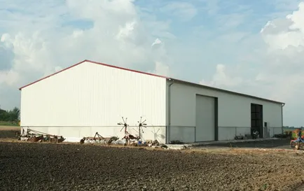 Hangar hullámpapírból - építés, lambéria, rajzok (Project tervdokumentumok) Hangárjainak hullámlemez - az építési, burkolattal, rajzok