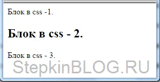 Blocks CSS