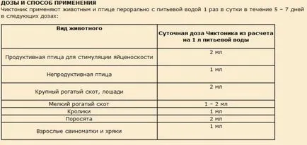 Chiktonik a broiler csirkék használati alkalmazásáról szóló, fotó és videó