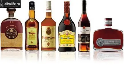 A brandy konyak eltérnek
