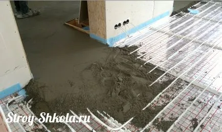 A pour meleg vízzel padló - utólagos értékelő (víz) A pour meleg vízzel padló - kikérdezés