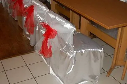 Székhuzatok saját kezével, minták, ötletek esküvői dekoráció, függöny, karnisok, otthon