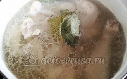Chikhirtma lépésről lépésre recept (14 fotó)