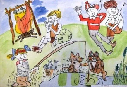 Mit és hogyan kell felhívni, hogy hogyan töltöttem a nyarat, ceruzák és festékek (nyáron) Mit és hogyan kell felhívni, hogy hogyan töltöttem a nyarat, ceruzák és festékek