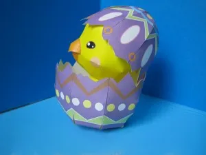 A gyerekek kézműves Húsvétra (Easter, hogy egy csirke) A gyerekek kézműves Húsvétra
