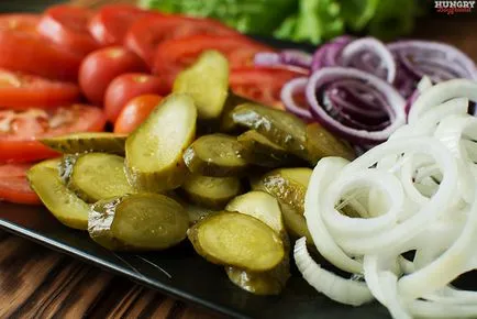 Házi hamburger recept fotókkal, hogyan lehet egy hamburgert otthon (hamburger) Házi hamburger recept fotókkal, hogyan lehet egy hamburgert otthon