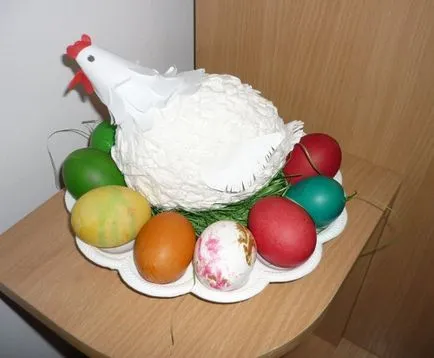 A gyerekek kézműves Húsvétra (Easter, hogy egy csirke) A gyerekek kézműves Húsvétra