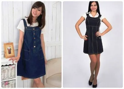 Denim nyári ruhát ősszel és télen a kezüket (ősz) Denim nyári ruhát ősszel és télen saját kezűleg