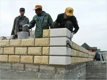 House keramzitoblokov kezek - otthon a könnyű összesített beton blokkok (keramzitoblokov) House keramzitoblokov kezek - otthon a könnyű összesített beton blokkok