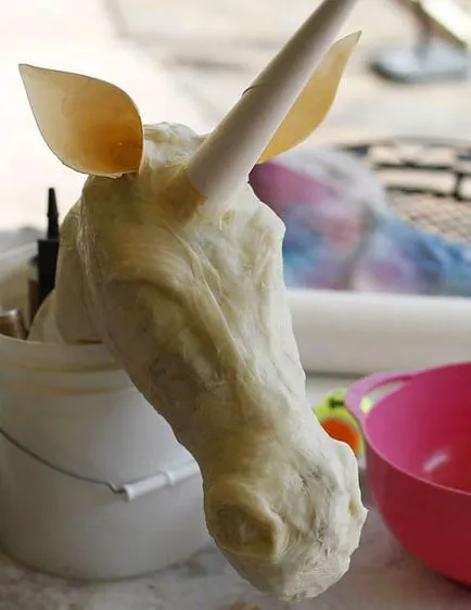 Unicorn - a ló a saját kezével a papírt (a) Unicorn - a ló a kezét, a papír