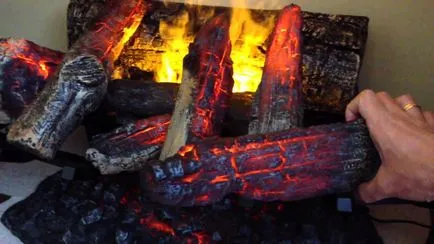 Utánzása tűz a kandallóban kezével hamis és mesterséges fény, dekoratív fa, hogyan lehet (a kandalló) Utánzása tűz a kandallóban kezével hamis és mesterséges fény, dekoratív fa, hogyan lehet