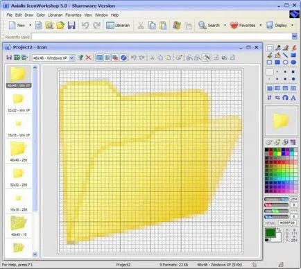 Ikon a mappa telepítési útmutató