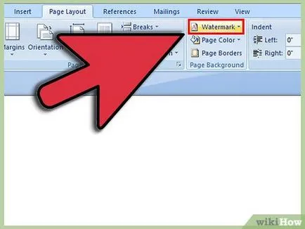 Hogyan adjunk a vízjel egy oldalt a Microsoft Word