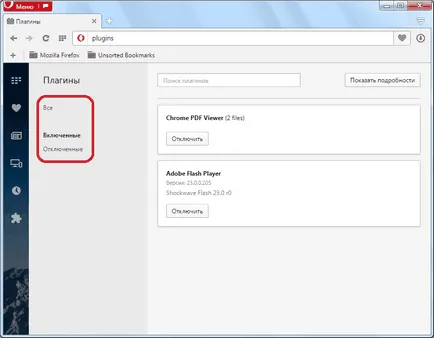 Hogyan kell beállítani a plugins opera