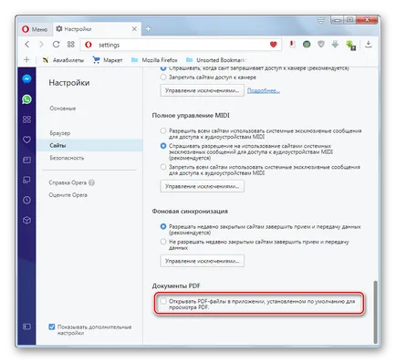 Hogyan kell beállítani a plugins opera