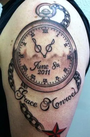 Mi a különbség az óra tetoválás azok számára, akik értékelik az időt (az érték a „clock” tetoválás) Mi a különbség az óra tetoválás azok számára, akik értékelik az időt