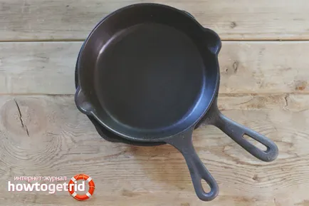 Hogyan tisztítsa meg a serpenyőt a lakk otthon