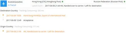 Hogyan kell nyomon követni a csomagot Hongkong Post légiposta (telek) Hogyan kell nyomon követni a csomagot Hongkong Post légipostával