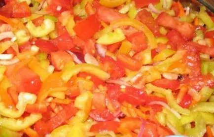 Melyik saláta felkészült a téli (paprika, paradicsom, sárgarépa, hagyma)