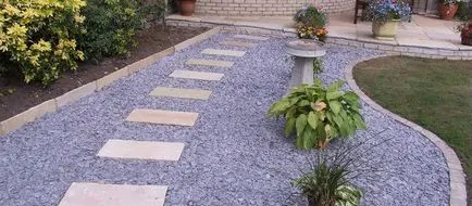 Hogyan kell festeni a kő - sziklakert, utat kőből