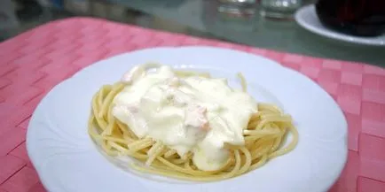 Főzni spagetti szósz - finom receptek lépésről lépésre képekkel (mártás) Főzni spagetti szósz - finom receptek lépésről lépésre fotókkal