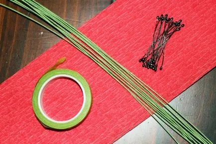 Hogyan lehet papír virágok saját kezét a szegfű a pipacsok