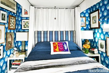 Hogyan készítsünk egy kis hálószoba egy hangulatos 10 Ways