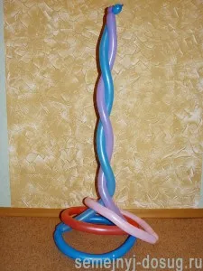 Hogyan készítsünk egy virágot a ballon