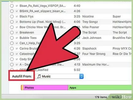 Hogyan szinkronizálni zenét a lejátszóra, ipod (bal oldalon) Hogyan szinkronizálni zene a játékos ipod