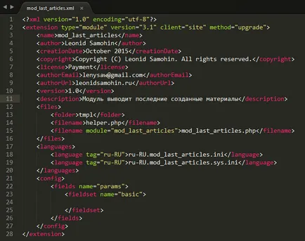 Hogyan hozzunk létre egy modult joomla 3 - oktatóanyagok weboldalak létrehozása Joomla 3