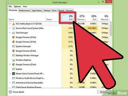Hogyan lehet csökkenteni a CPU-használat (CPU)
