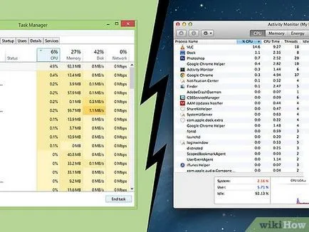 Hogyan lehet csökkenteni a CPU-használat (CPU)