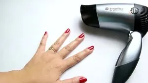 Hogyan szárítsuk meg a köröm technikus, hogy egy gyors -7
