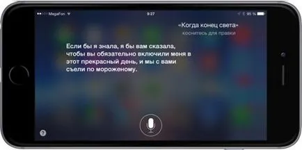 Hogyan lehet engedélyezni Siri orosz eszközén alma