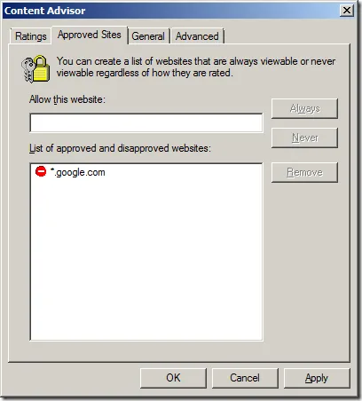 Hogyan blokkolja vagy lehetővé teszi a hozzáférést bizonyos oldalak az Internet Explorer, a Windows rendszerű