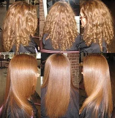 Keratin hajkiegyenesítő előnye és hátránya - a kiválasztási frizurák Online