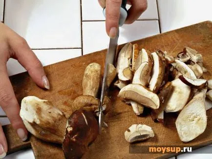 Burgonya leves gombával - lépésről lépésre recept fotók