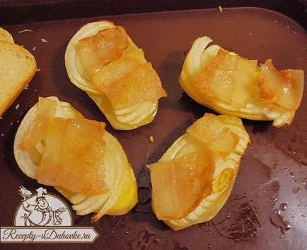 Burgonya szalonnával a sütőben recept egy egyszerű, lépésről lépésre irányban (minden fele burgonya) Szalonnás burgonyával kemencében recept egy egyszerű, lépésről lépésre irányban