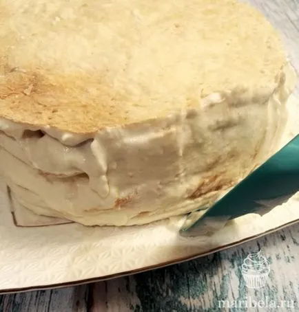 Klasszikus Napóleon torta recept lépésről lépésre képek (sütemény) Klasszikus Napóleon torta recept lépésről lépésre fotók