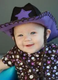 Cowboy kalap kezével