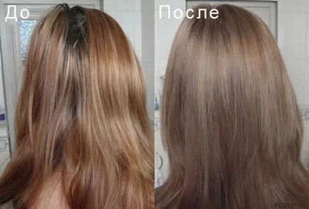 Hajfesték L'Oreal Preference - színpaletta értékelés (l oreal preferencia), előtt és után