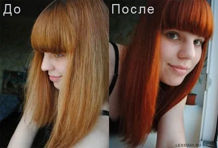 Hajfesték L'Oreal Preference - színpaletta értékelés (l oreal preferencia), előtt és után