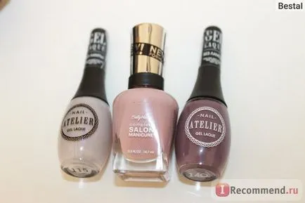 Körömlakk sally hansen szalon manikűr - «Meztelen szép sokoldalú árnyékban # 374