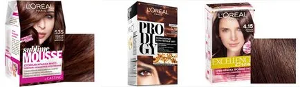 Loreal csokoládé, haj, friss