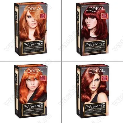 Loreal Preference paletta, festék a hajad