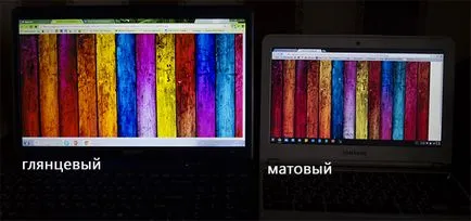 Matt vagy fényes kijelző
