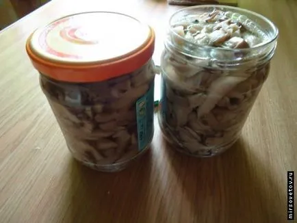 A pácolt laskagomba, egy recept egy fotó